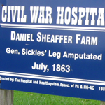 Daniel Sheaffer Farm sign